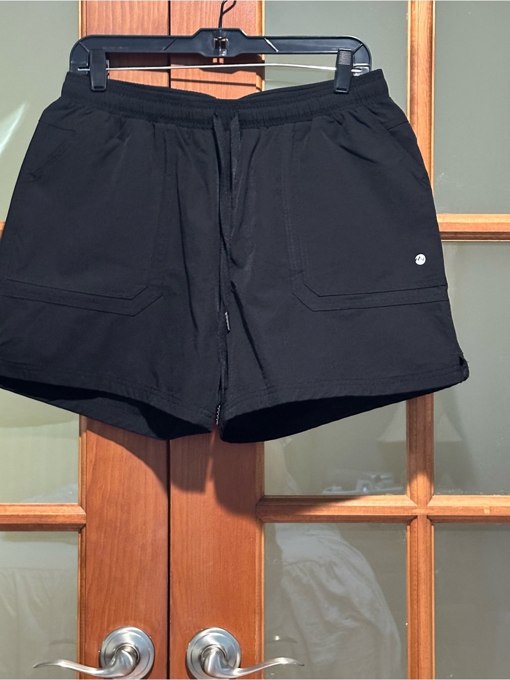 Willit Black Women's Active Shorts (L)